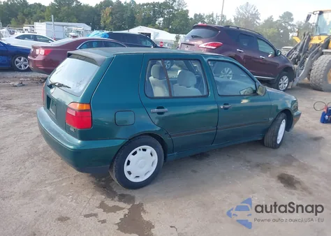 1997 Volkswagen Golf Gl из США, поврежденный, VIN 3VWFA81H8VM009069